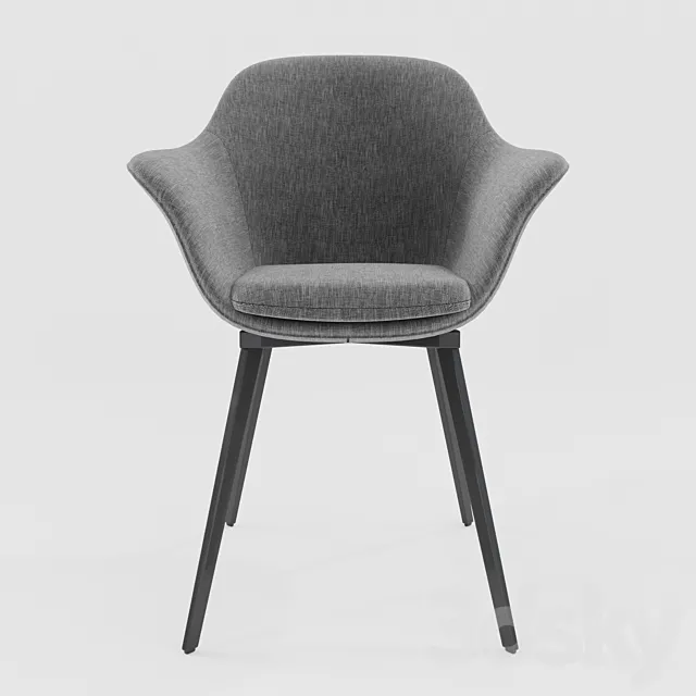 Gray dining chair Quilda LA REDOUTE gray Free Download