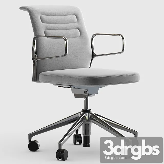 Gray & sierra gray plano vitra ac 5 studio chair 2 3D Model Free