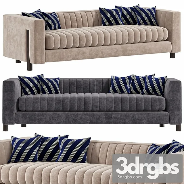 Gray Sofa South Hill Home Collection 3D Model Free