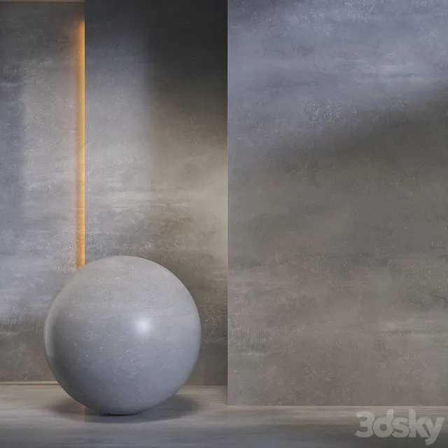 Gray stone material 3D Model