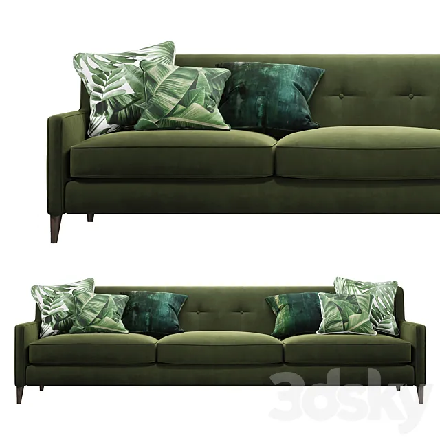 Green sofa 3DModel