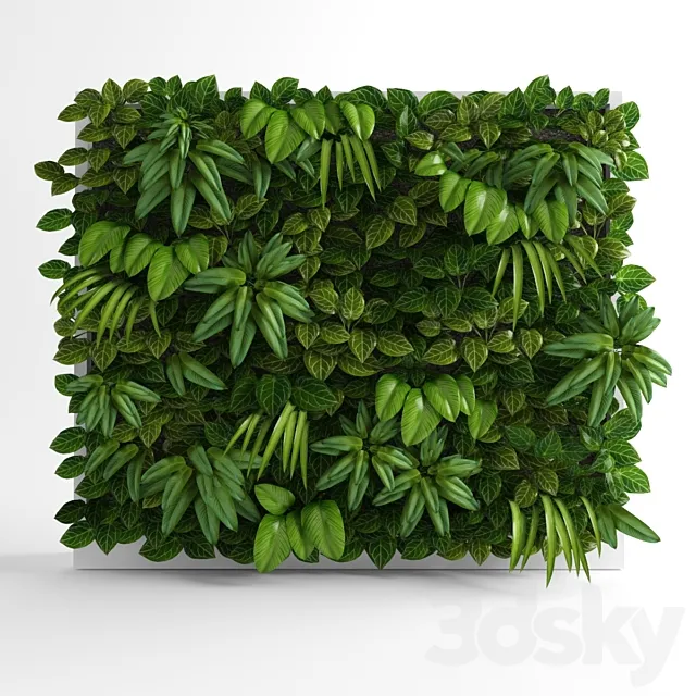 Green wall 3DModel