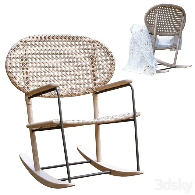GREENADAL Rocking chair IKEA 3D Model
