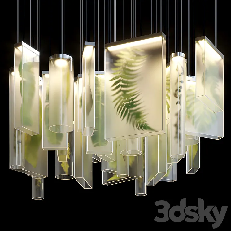 Greenbox - Vargov Design pendant lamp 3D Model Free