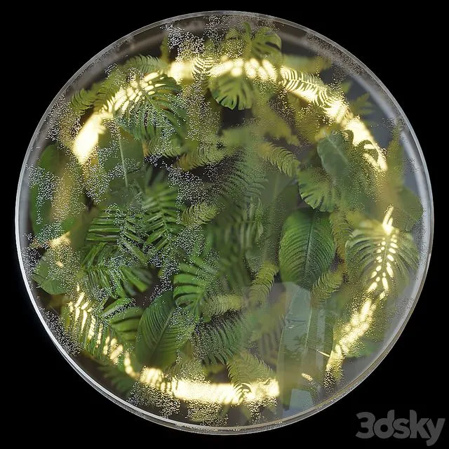 Greenbox - wall-mounted phytomodule with lighting Vargov Design 3D Model