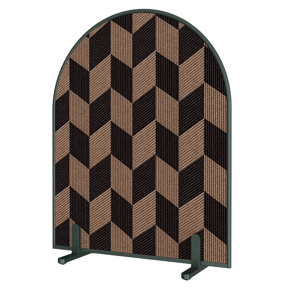 Greenmood - Acoustic room divider Modulor Cork 3D Model