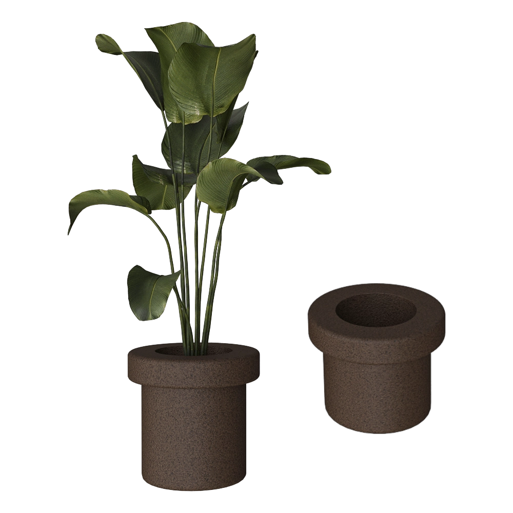 Greenmood - Planter Mario 3D Model