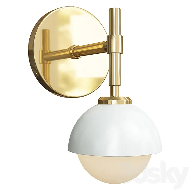 Greenwich single sconce 3D Model
