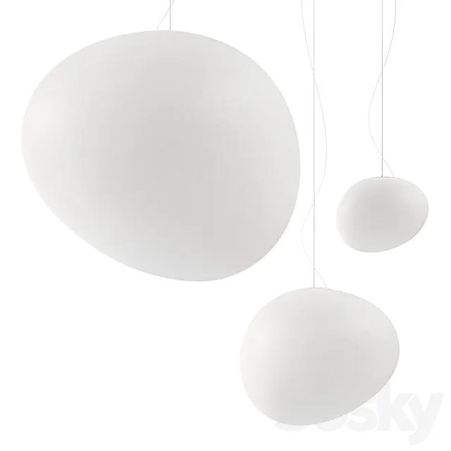 Gregg Pendant Light by Foscarini 3D Model
