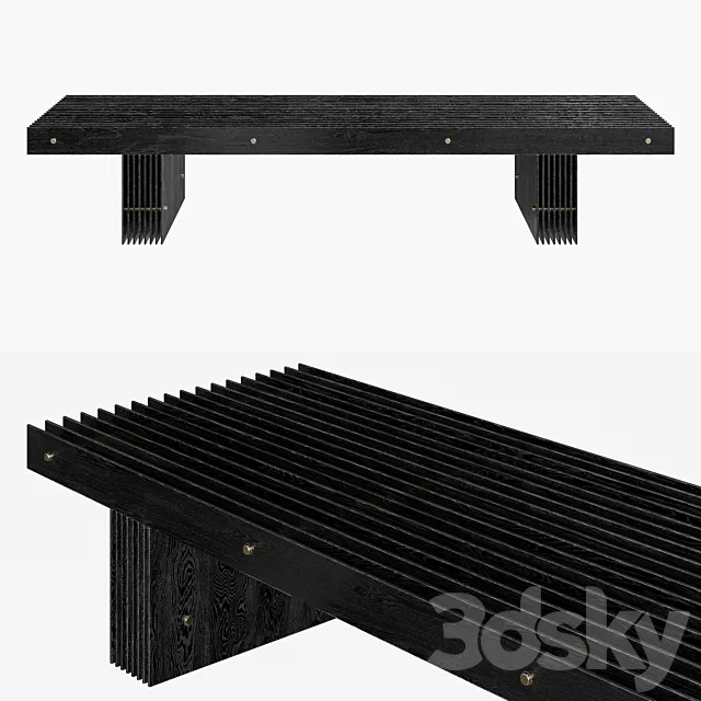 Grid Bench by Mario Tsai 3DModel