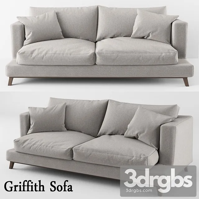 Griffith Sofa 3D Model Free