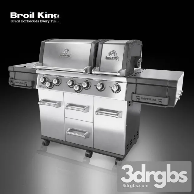 Grill Broil King IMPERIAL XL 3D Model Free
