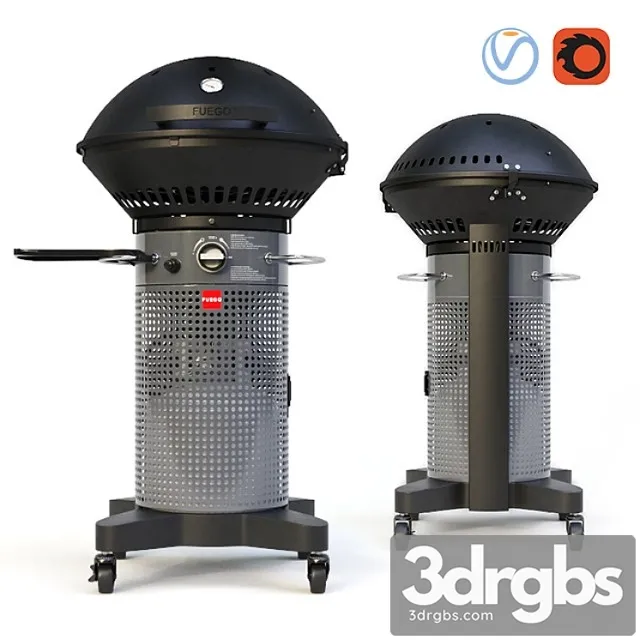 Grill Fuego Professional F24c 3D Model Free