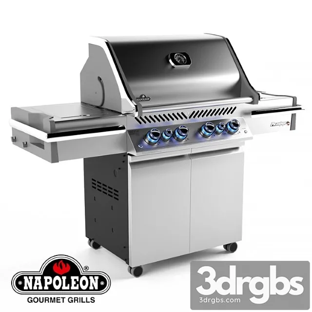 Grill napoleon pro 500 3D Model Free