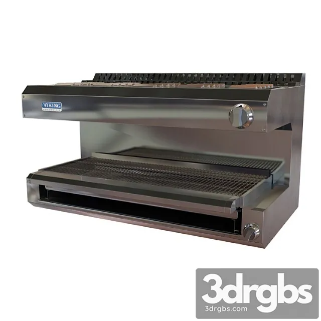 Grill Salamander H36cm2 3D Model Free