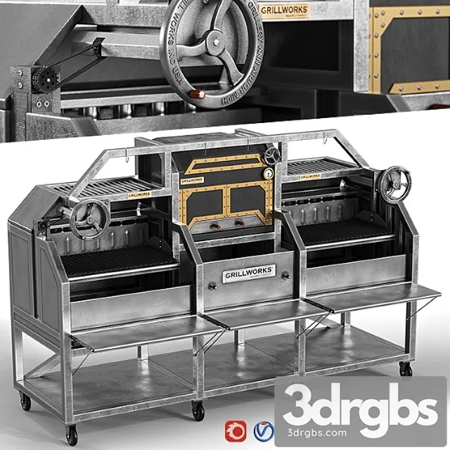 Grillworks infierno x100 3D Model Free