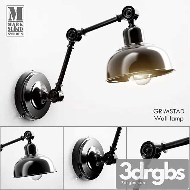 Grimstad Wall Lamp 3D Model Download