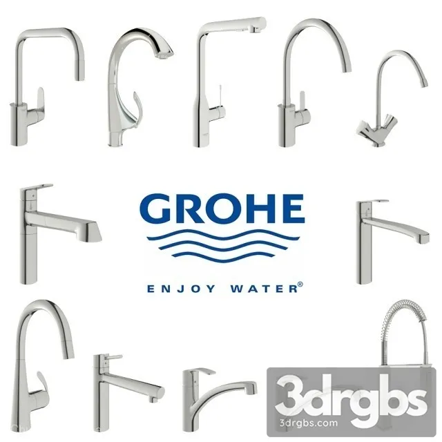 Grohe Enjoy Water 3D Model Free