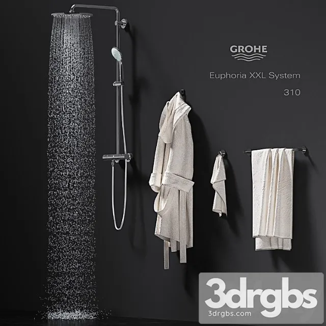 GROHE Euphoria XXL System 310 3D Model Free
