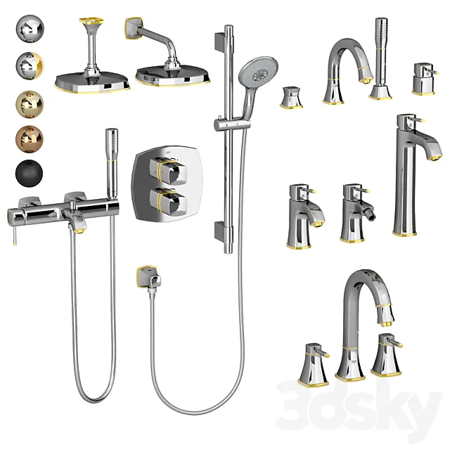 Grohe Grandera set 2 3DModel