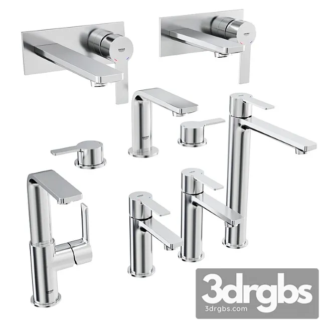 Grohe Lineare Basin Mixers 3D Model Free