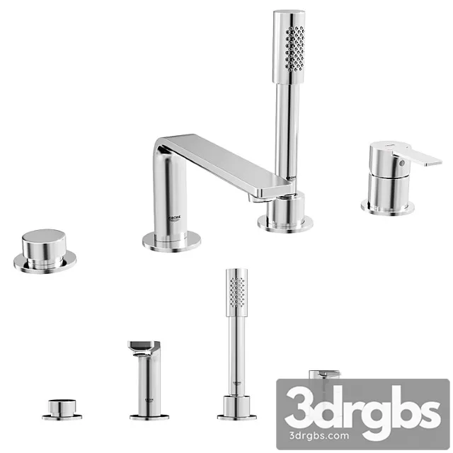 Grohe Lineare Bathtub Mixer 3D Model Free