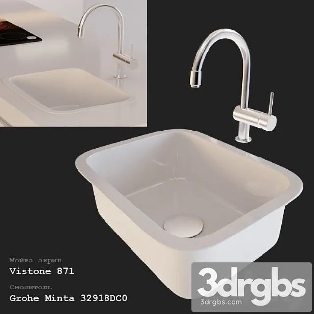 Grohe Minta DC0 32918 I Vistone 871 3D Model Free