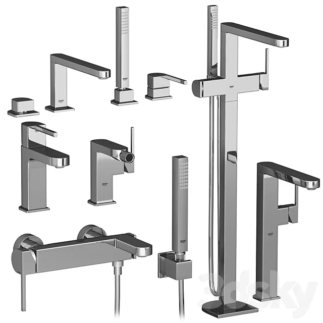 GROHE Plus set 6 3D Model