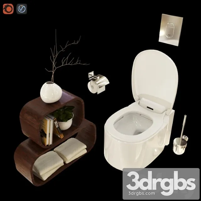 Grohe Sensia Arena Wc 3D Model Free