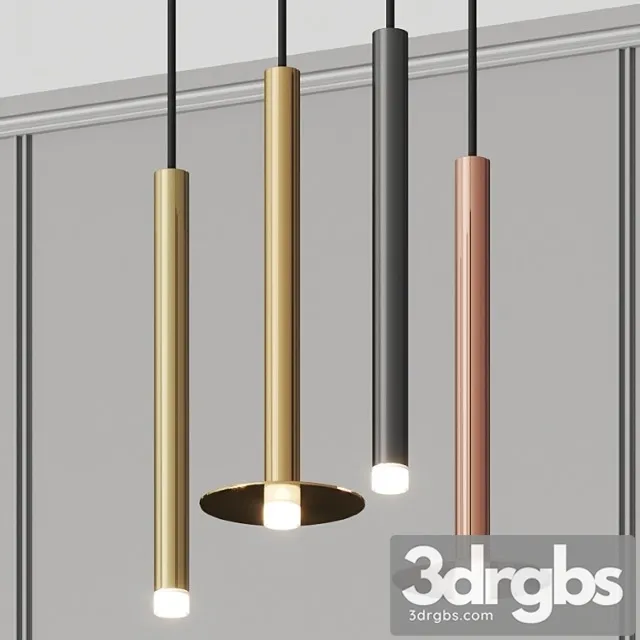 Grok candle pendant lamps 3D Model Free
