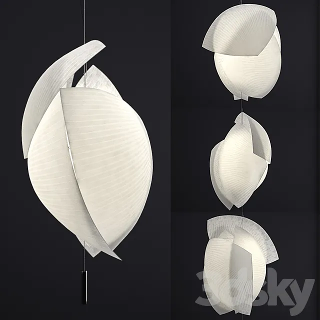 Grok Voiles paper pendant lamp Free Download