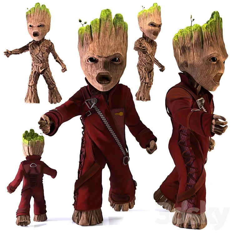 Groot 3D Model