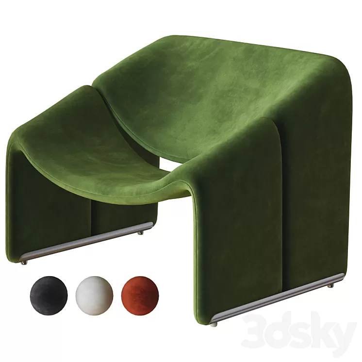 Groovy Chair by Pierre Paulin 3D Model