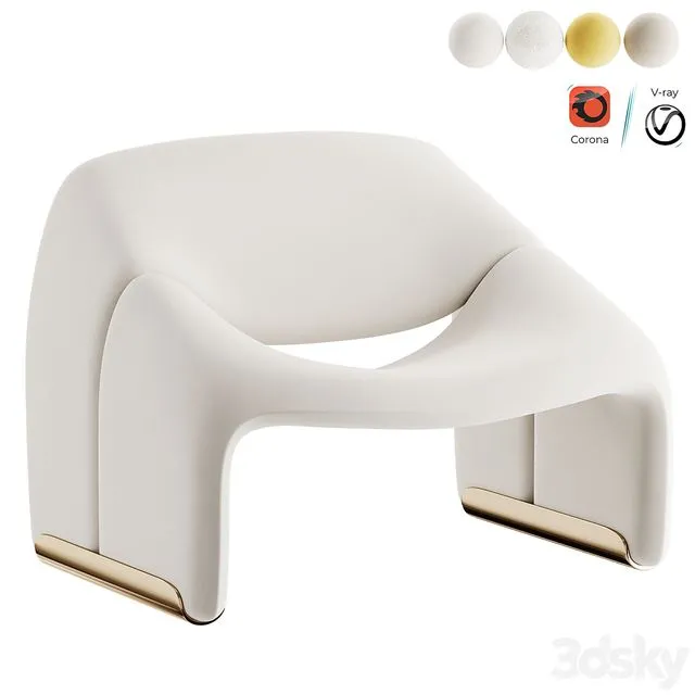 Groovy Lounge Chair for Artifort 3D Model