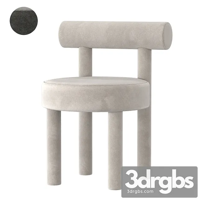 Gropius CS1 Dining Chair Fully Upholstered NOOM 3D Model Free