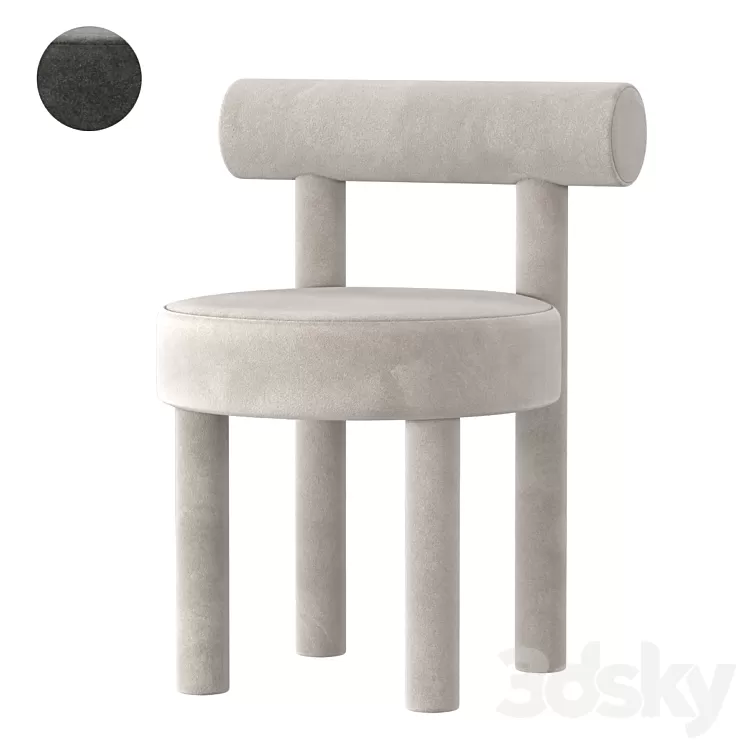 Gropius CS1 Dining Chair – Fully Upholstered NOOM 3D Model