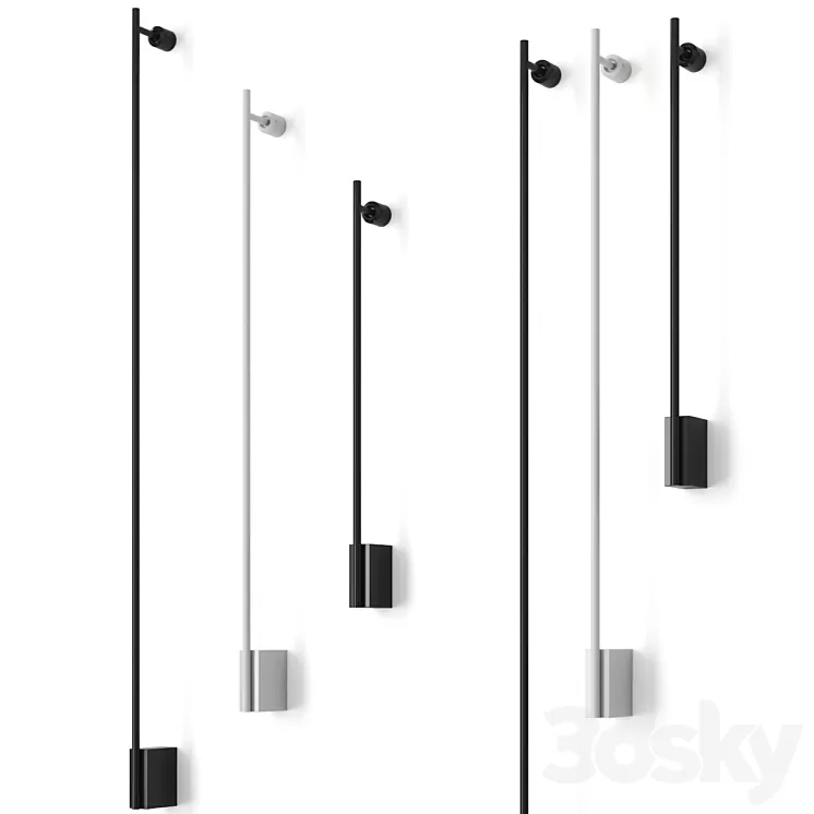 Gropius Decorative by Nova Luce Wall Lamp 3D Model