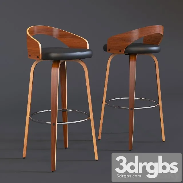 Grotto Barstool 3D Model Free