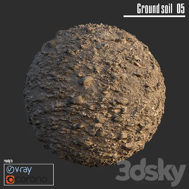 Ground soil_05 3D Model