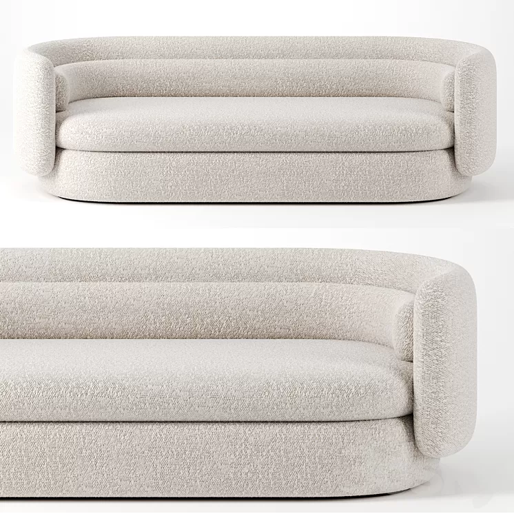 Group three seat sofa by Philippe Malouin for SCP 3D Model
