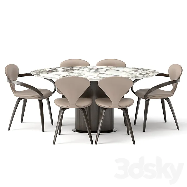 group with oval table apriori ST3 160x100 OM Free Download