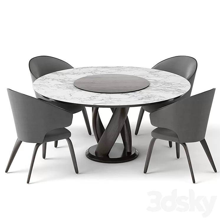group with round table virtuos D 160 OM