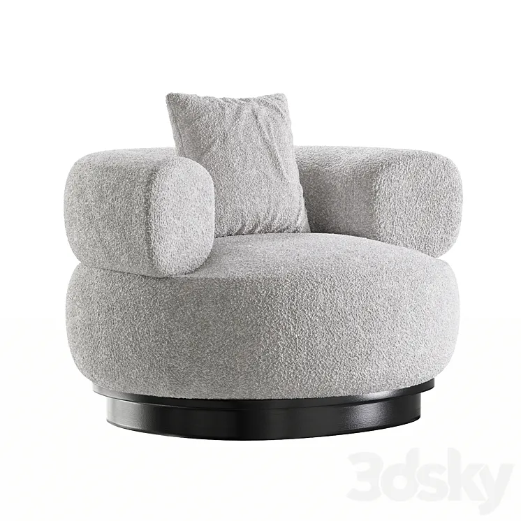 Grove Armchair by dantonehome 3D Model Free