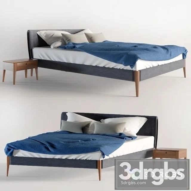 Gruene Erde Bed 3D Model Free