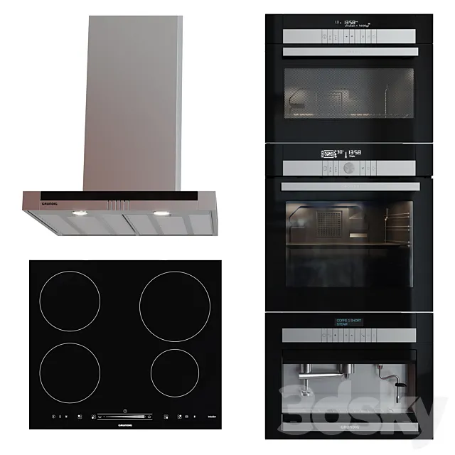 Grundig kitchen set 3D Model