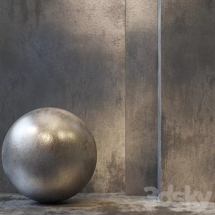 Grunge Metal/PBR/Seamless/4k/set12 3D Model Free