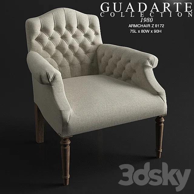GUADARTE Armchair Z 8172 3D Model