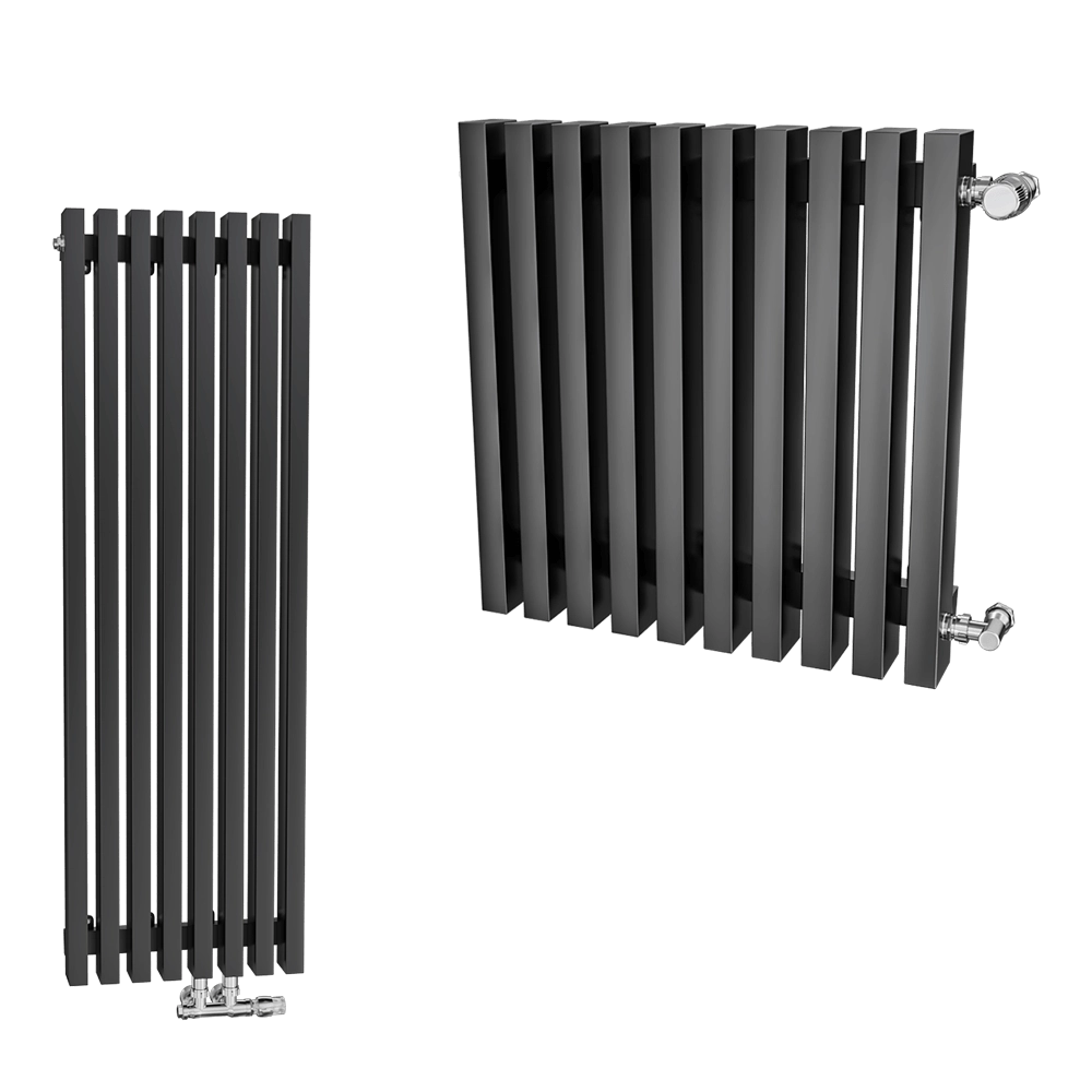 Guardo - Tubular radiator with rectangular profile RETTA 6P 1 3D Model