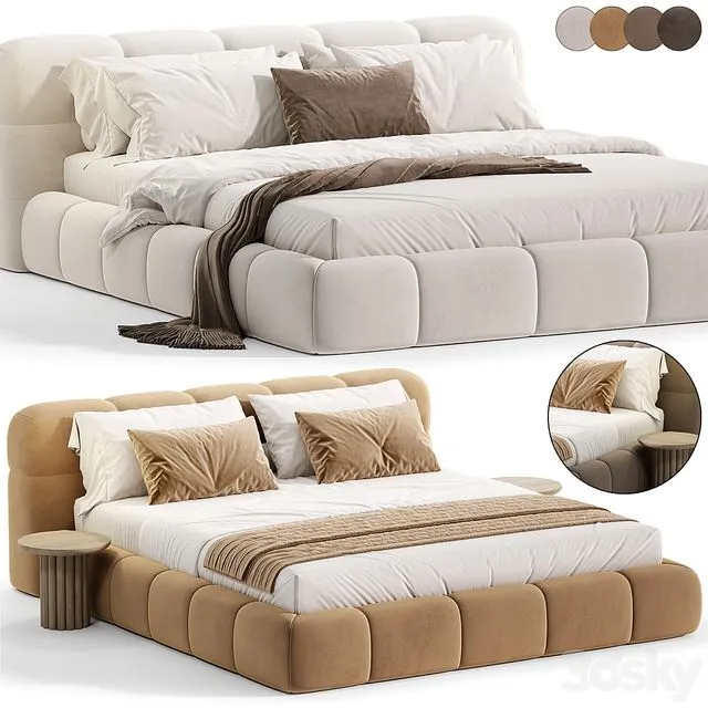 Guarul Bed by Elmalek 3D Model