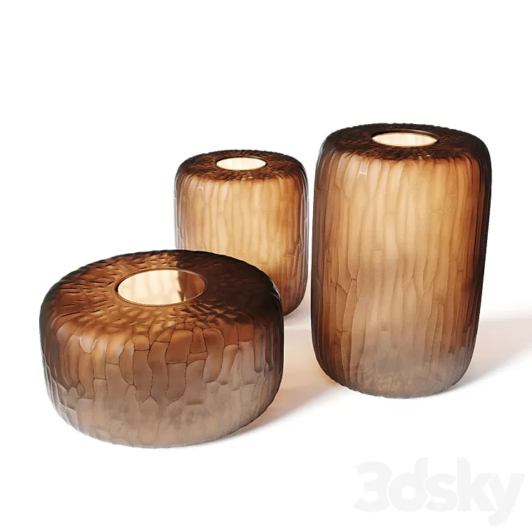 Guaxs Set Orange Smoke 3D Model